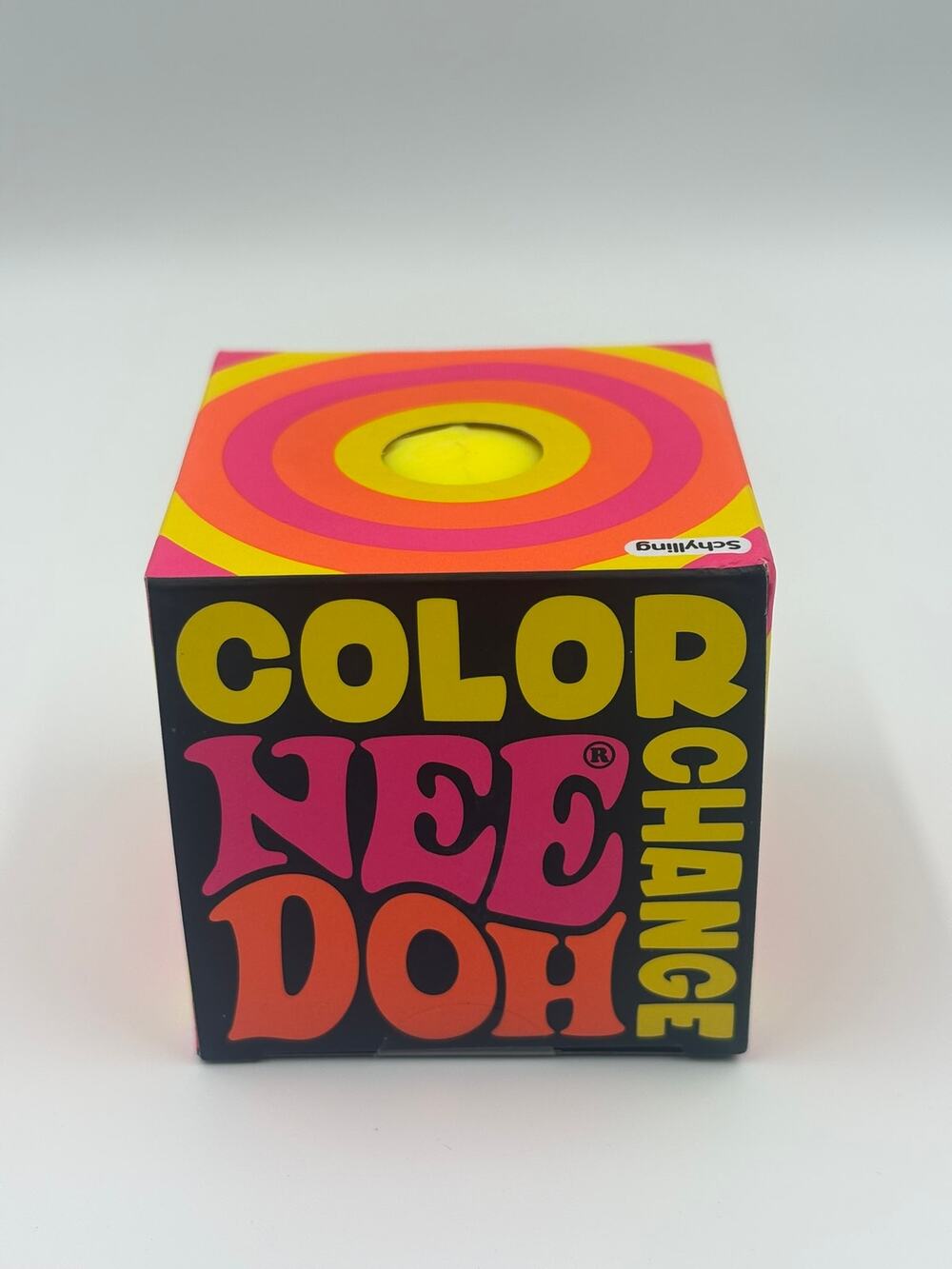 NeeDoh Color Change Yellow Orange Squishy Sensory Fidget Schylling NEW